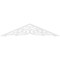 Ekena Millwork Pitch Athens Architectural Grade PVC Gable Pediment, 72"W x 15"H x 1"P (5/12) GPP072X015X100ATH - alternate 2